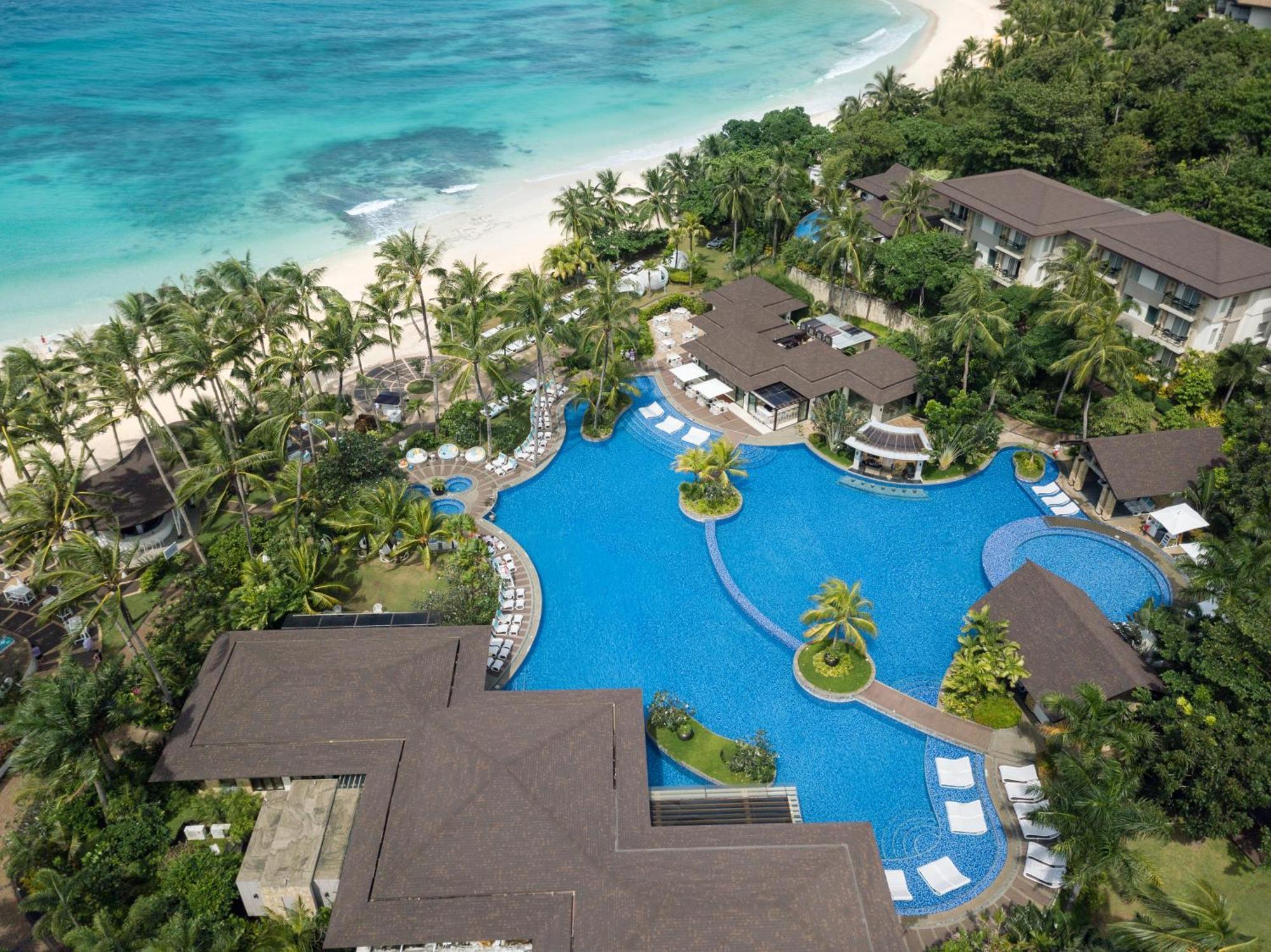 Movenpick Resort & Spa Boracay Yapak Exterior photo Aerial view of the resort