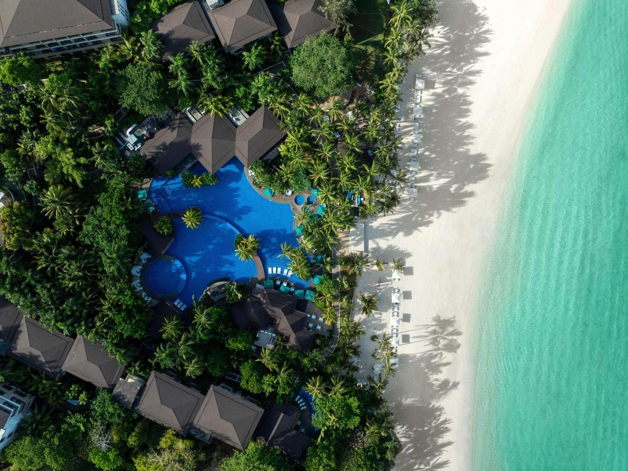 Movenpick Resort & Spa Boracay Yapak Exterior photo Aerial view of the resort